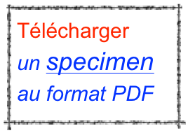 Télécharger
un specimen au format PDF