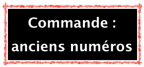 Commande : 
anciens numéros